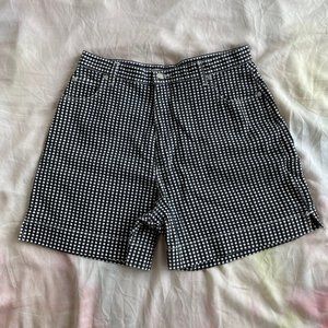 Vintage 90s Checkered High Waist Shorts